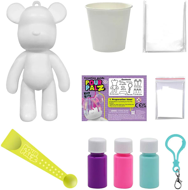 Фото - Набор для декупажа и росписи Pour Palz Брелок Ведмежёнок S2 в ассортименте (GS-G66341)