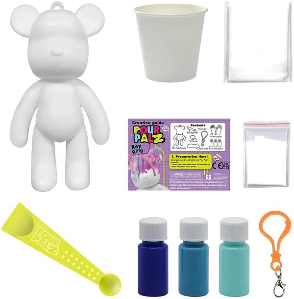 Фото - Набор для декупажа и росписи Pour Palz Брелок Ведмежёнок S2 в ассортименте (GS-G66341)