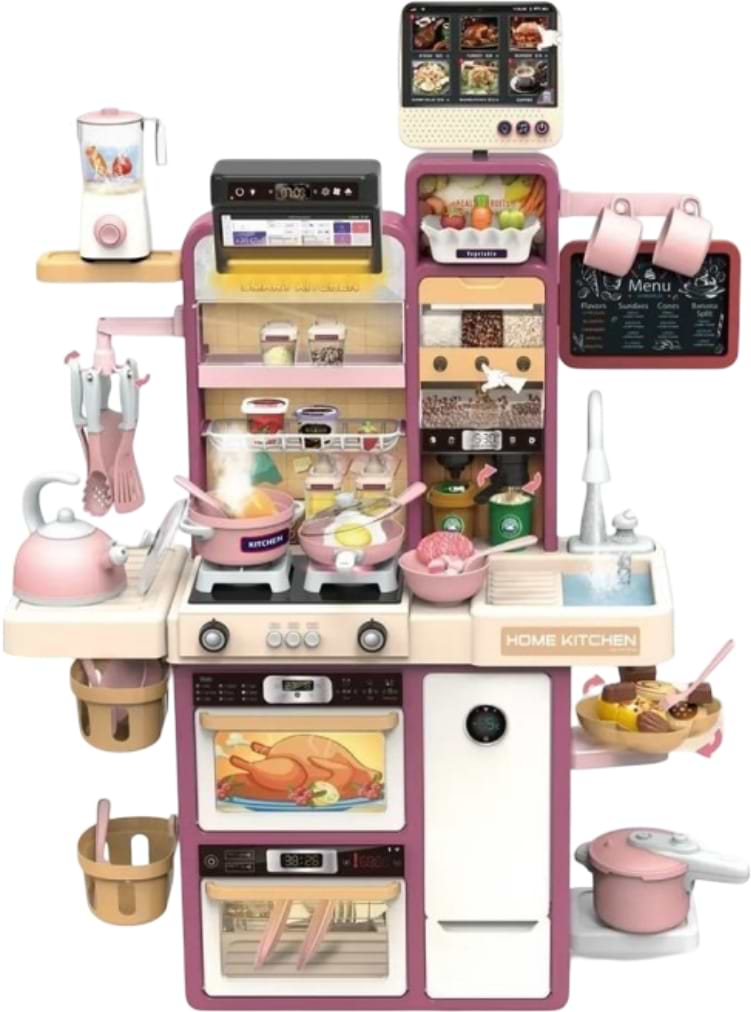 Сюжетно-ролевая игра. Кухня Bambi 96P 96 см Pink (1171361) - Фото 1