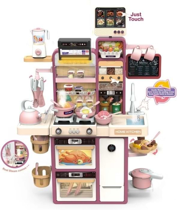 Фото - Сюжетно-рольова гра. Кухня Bambi 96P 96 см Pink (1171361)