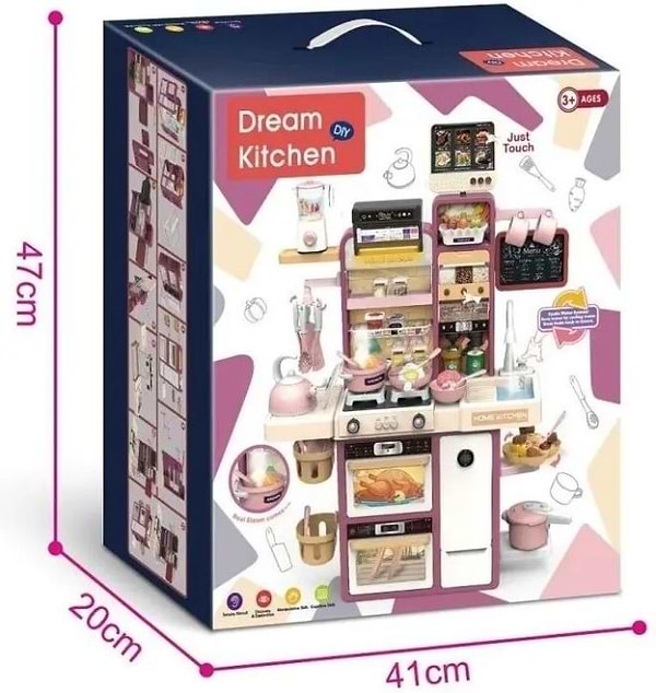 Фото - Сюжетно-рольова гра. Кухня Bambi 96P 96 см Pink (1171361)