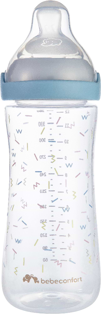 Пляшка для годування Bebe Confort Physio Air Confort 360 мл Blue 6+