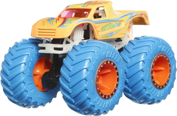 Базова машинка Hot Wheels Сяючі в темряві Monster Trucks в асортименті  (JFX08) - Фото 1