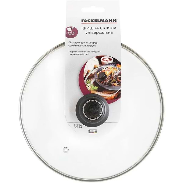 Фото - Крышка для посуды FACKELMANN 22 см (9936PG) Фото - Крышка для посуды FACKELMANN 22 см (9936PG)