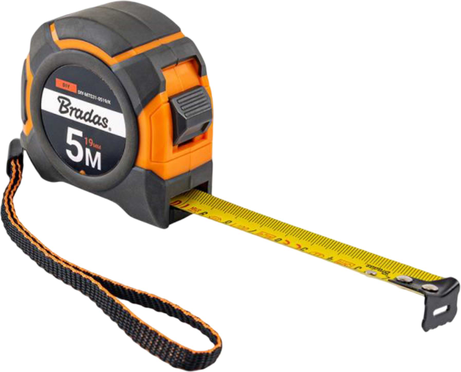 Рулетка BRADAS SNAP soft 5 м/25 мм (DIY-MTS31-0525/K)