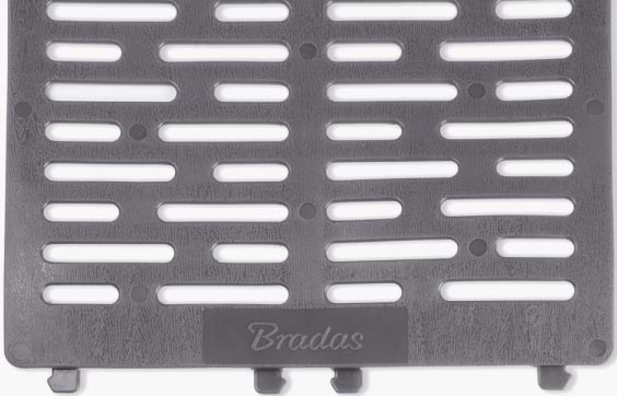 Фото - Бордюр садовый BRADAS TreeSave 20х33 см Серый (OBO12033GY)