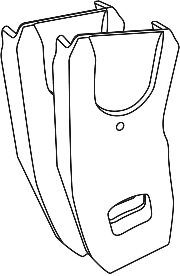 Фото - Адаптер для коляски Bumprider Connect mini Black (51284-092)