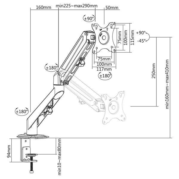 Фото - Кріплення настільне Logan GL-1