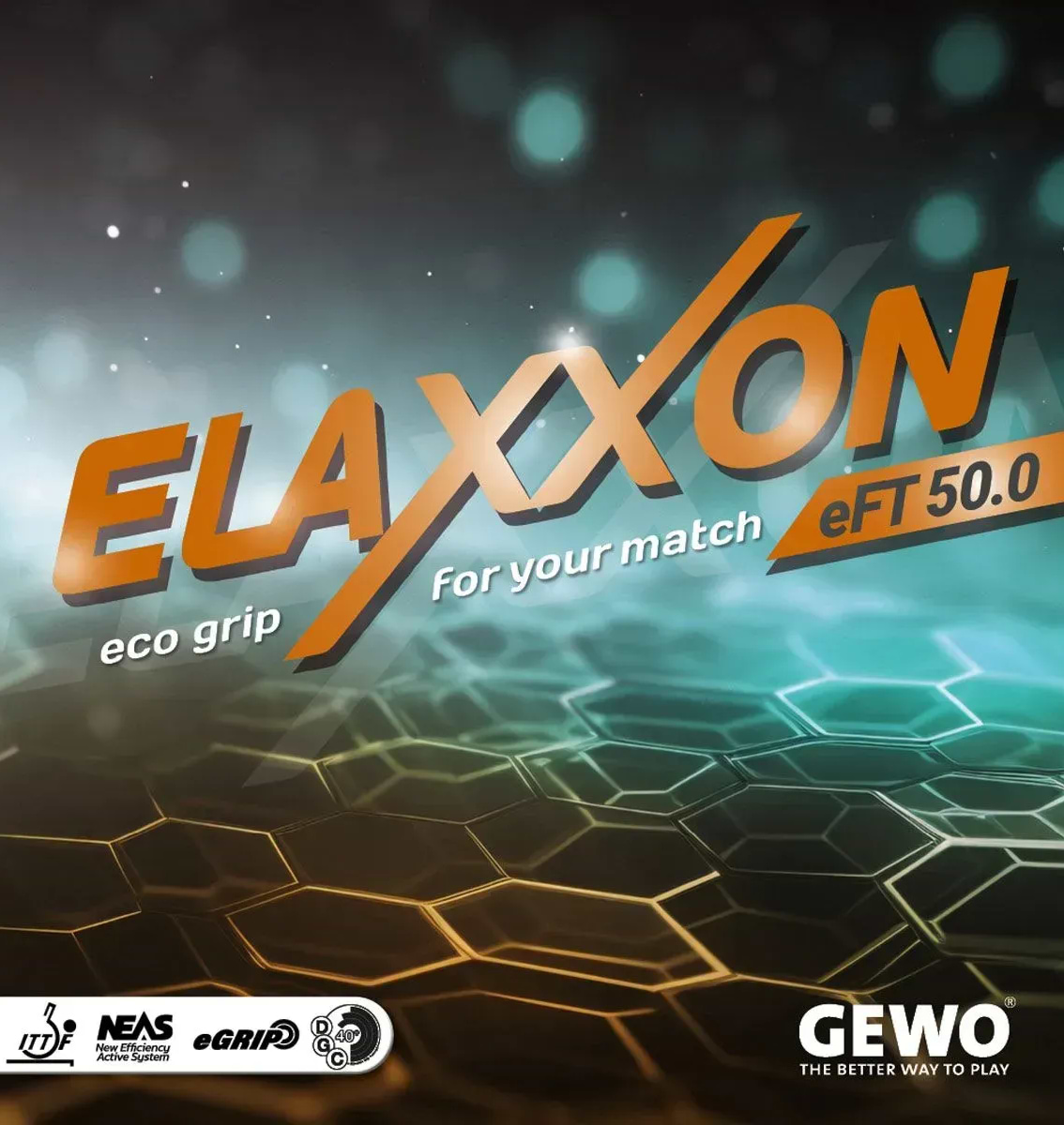 Накладка для ракетки Gewo Elaxxon eFT 50.0 2.1 Black (11373910021)