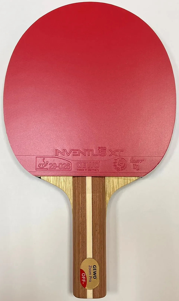 Фото - Ракетка для настільного тенісу Gewo Zoom Pro OFF-, Inventus XT Pro 47.5+Elaxxon 45.0, ST (1163800003)