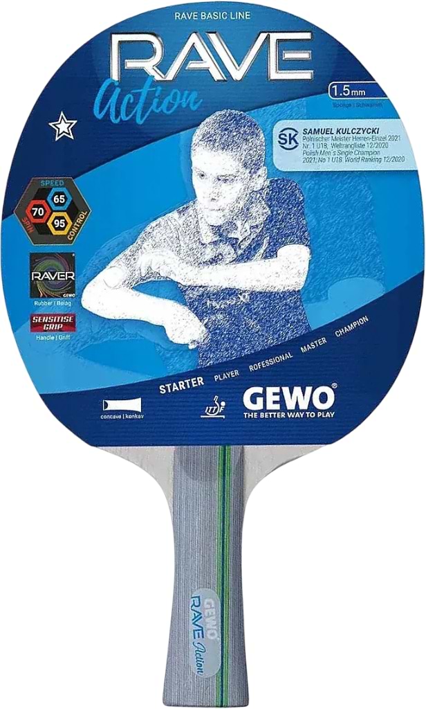 Ракетка для настільного тенісу Gewo Rave Action FL (860000001)