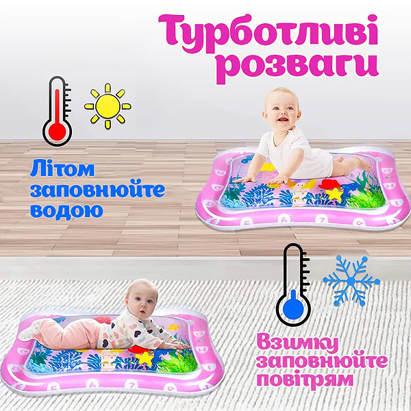 Фото - Развивающий коврик Kidiplay AQUARIUM Pink (KPLYAQRMP)