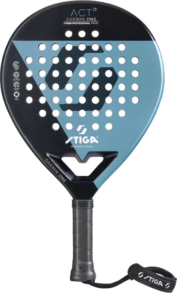 Ракетка для падел тенісу Stiga Racket ACT Black/Blue (2202-0916-01)