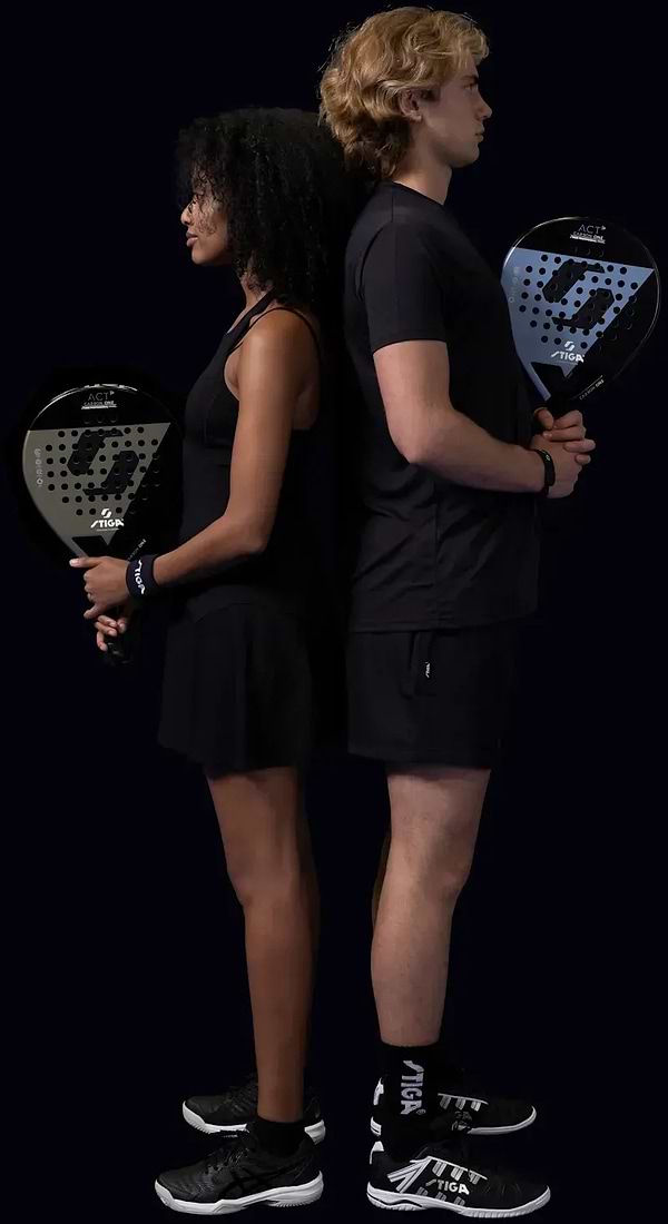 Фото - Ракетка для падел тенісу Stiga Racket ACT Black/Blue (2202-0916-01)