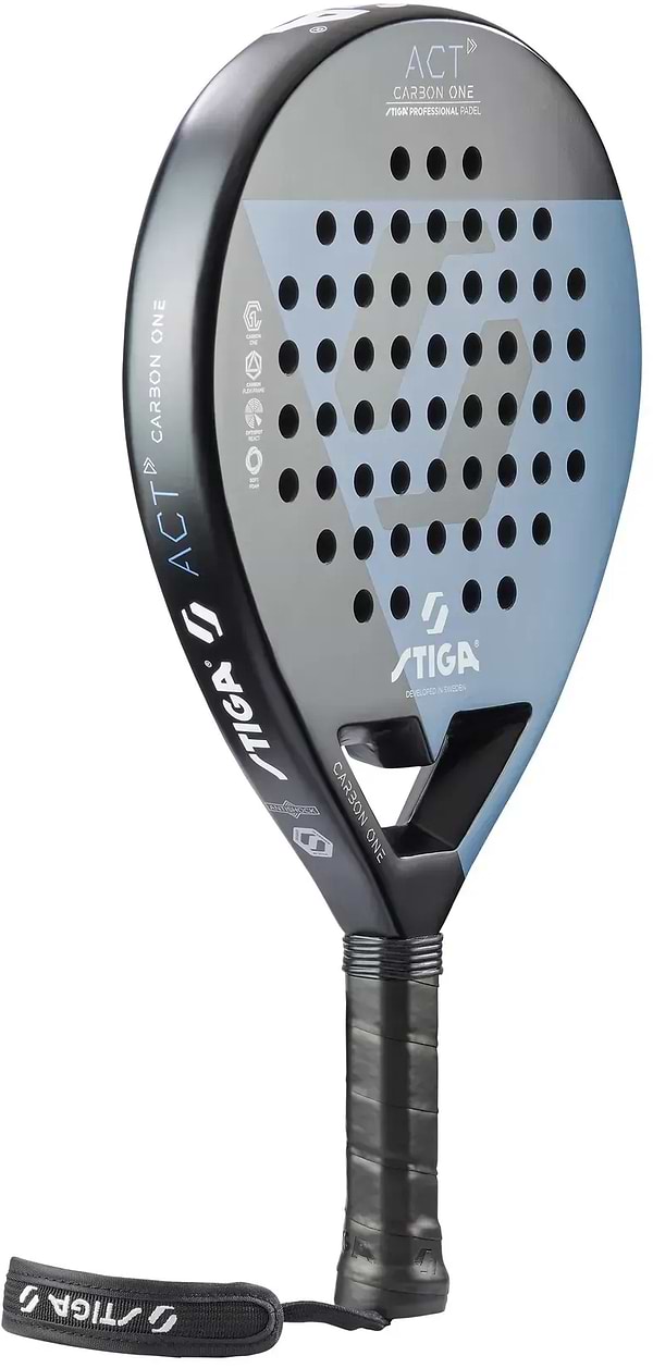 Фото - Ракетка для падел тенісу Stiga Racket ACT Black/Blue (2202-0916-01)