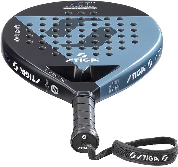 Фото - Ракетка для падел тенісу Stiga Racket ACT Black/Blue (2202-0916-01)