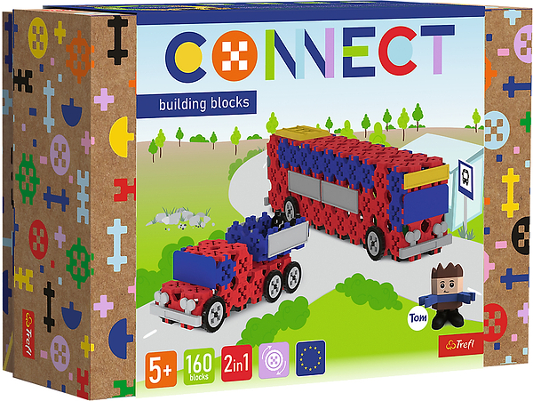 Фото - Пазли (5-7 років) Trefl Connect 2в1 160 дет. (19737)