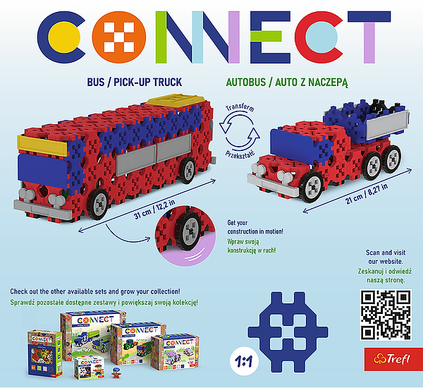 Фото - Пазли (5-7 років) Trefl Connect 2в1 160 дет. (19737)