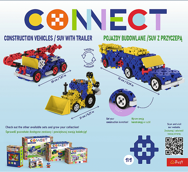 Фото - Пазли (5-7 років) Trefl Connect 3в1 236 дет. (19799)