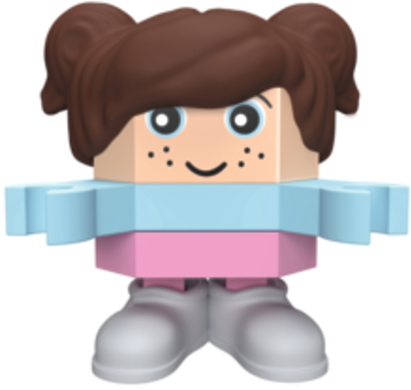 Фото - Пазлы (3-4 года) Trefl Connect 35 дет. с игровой фигуркой Bea (20047)