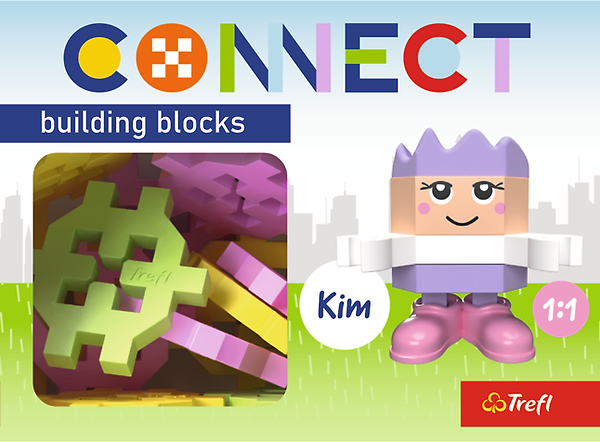 Фото - Пазлы (3-4 года) Trefl Connect 35 дет. с игровой фигуркой Kim (20030)