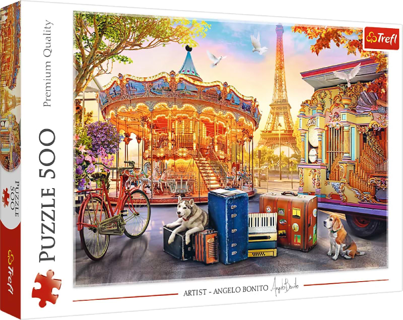 Пазлы (8+) Trefl 500 Каникулы в Париже (5900511374261)
