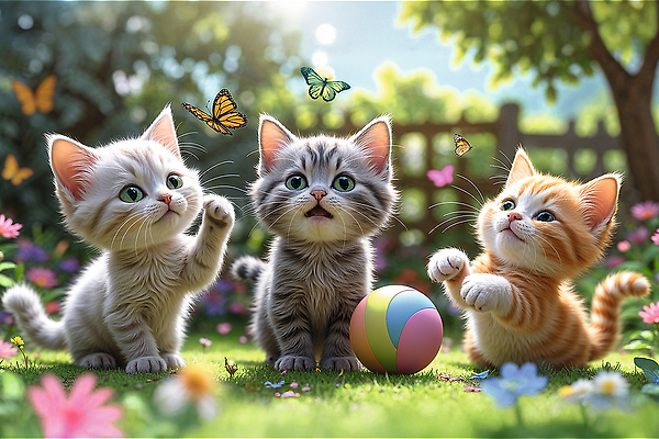 Фото - Пазлы (3-4 года) Trefl Три котята 60 эл. (5900511174120)