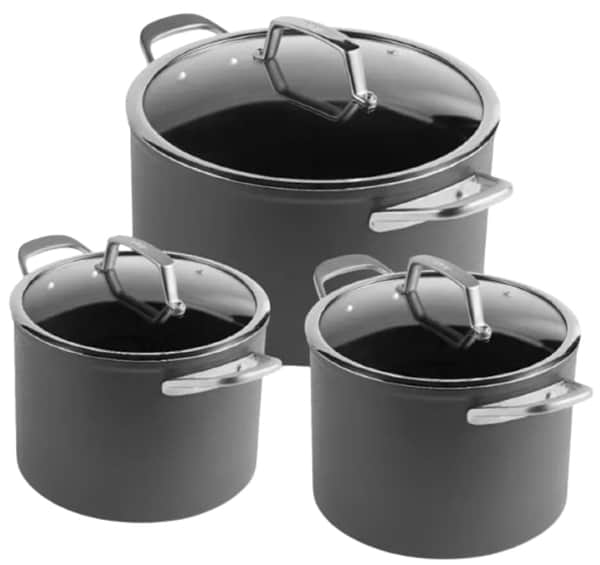 Фото - Набір каструль Ninja ZEROSTICK Premium 6 пр. (C33300DE) Фото - Набір каструль Ninja ZEROSTICK Premium 6 пр. (C33300DE)