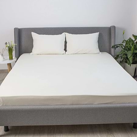 Простынь двуспальная ТЕП VELOUR 180х200 см Молочный (2-04824_34655)