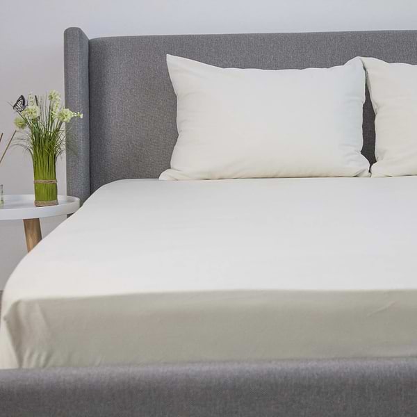 Фото - Простынь двуспальная ТЕП VELOUR 180х200 см Молочный (2-04824_34655)