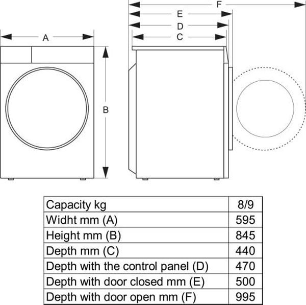 Фото - Пральна машина Hisense WF5I9043BWFS