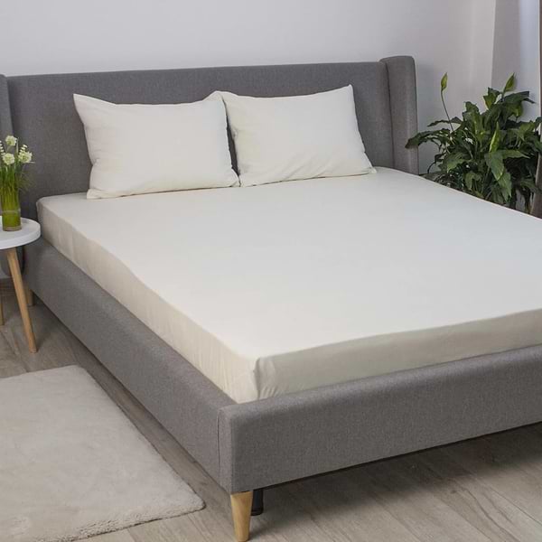 Фото - Простынь двуспальная ТЕП VELOUR 180х200 см Молочный (2-04824_34655)