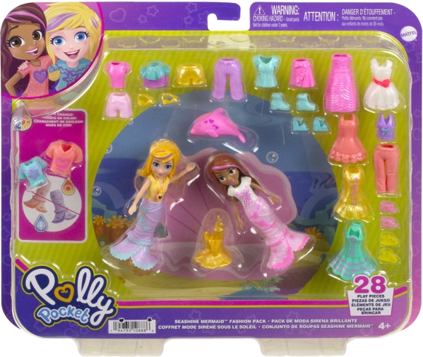 Фото - Кукольный набор Polly Pocket Модный гардероб для двоих в ассортименте (HNF51)