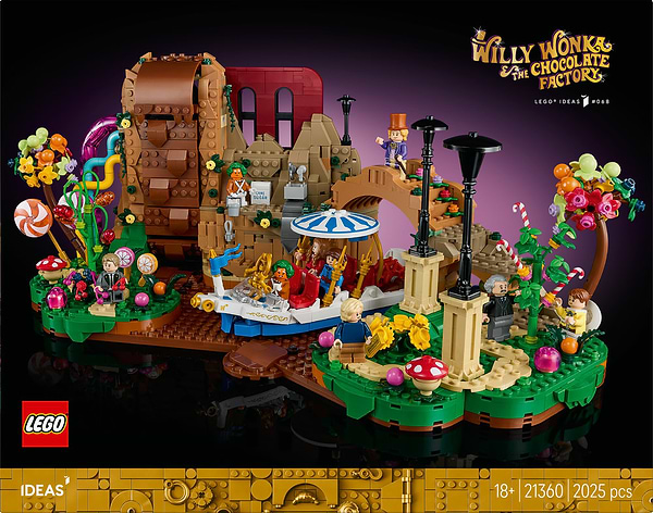Фото - Конструктор LEGO Ideas Вилли Вонка и шоколадная фабрика (21360)