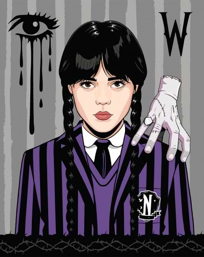 Фото - Картина по номерам Santi Wednesday Blood ties 40х50 см (955053)