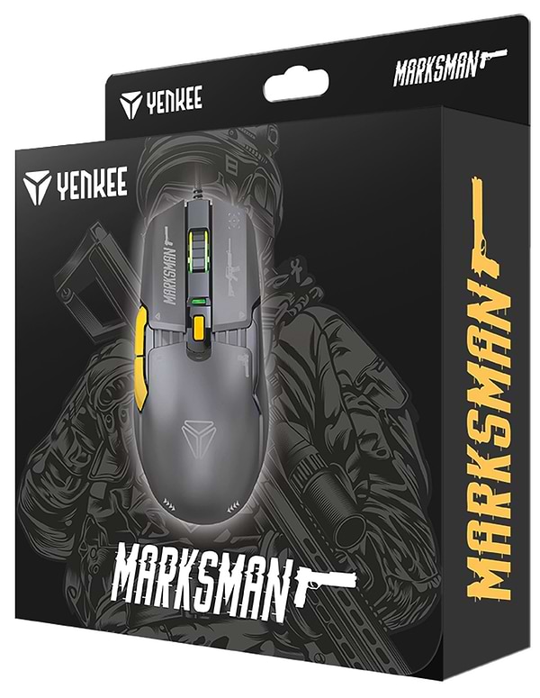 Фото - Мышь проводная игровая YENKEE YMS 3600BK MARKSMAN Black