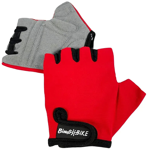 Фото - Велоруковицы детские Bimbo Bike 6-8 лет размер M красные FUNNY (90944R-IS)
