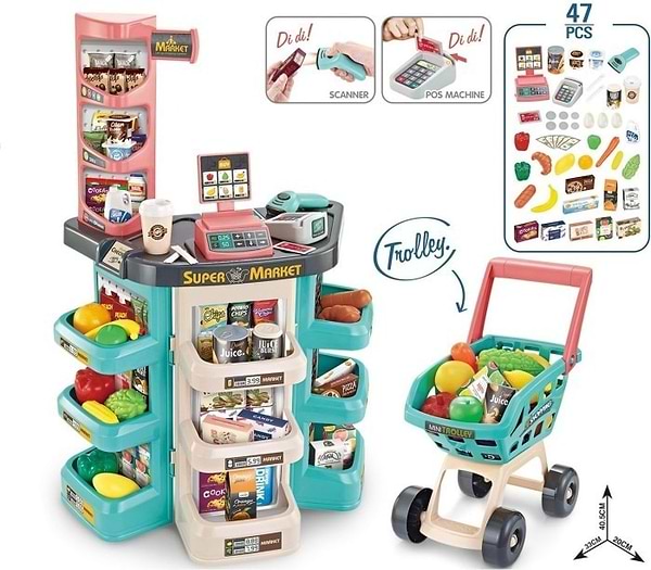 Фото - Сюжетно-ролевая игра. Магазин Bambi 668-76 56 пр. Green (1171418)