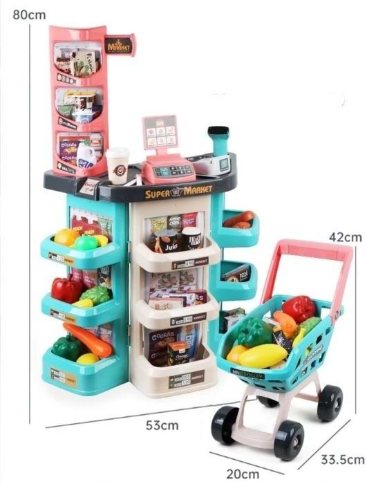 Фото - Сюжетно-ролевая игра. Магазин Bambi 668-76 56 пр. Green (1171418)