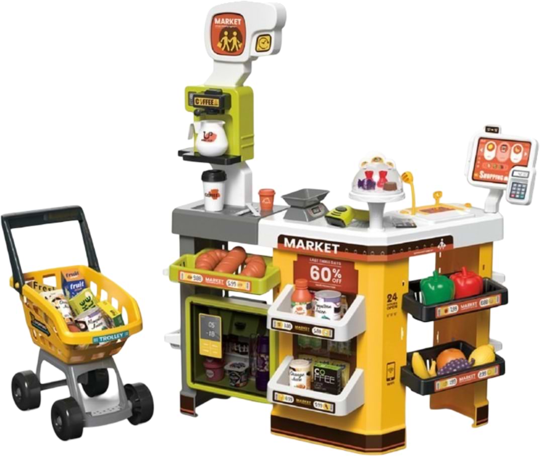 Сюжетно-ролевая игра. Магазин Bambi 668-128 65 пр. Yellow (1171420) - Фото 1