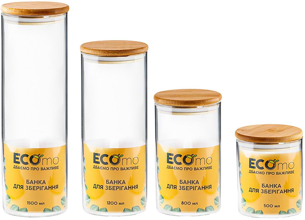 Фото - Ємність для сипучих Ecomo C-LINE 800 мл (BR0915)