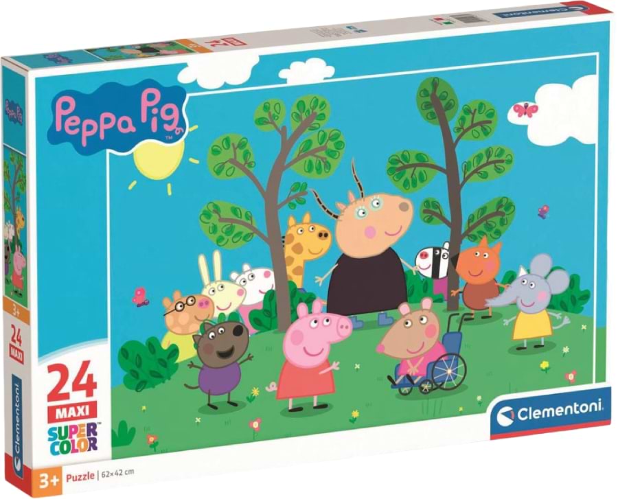 Пазли (3-4 роки) Clementoni Peppa Pig серія MAXI 24 ел. (24237) - Фото 1