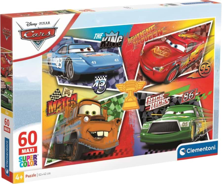 Пазлы (3-4 года) Clementoni Cars серия MAXI 60 эл. (26332)