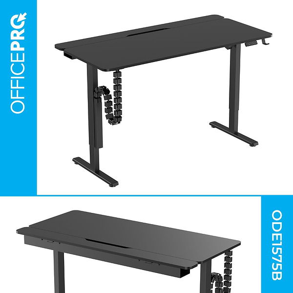 Фото - Стіл з електрорегулюванням висоти OfficePro ODE1575B Black