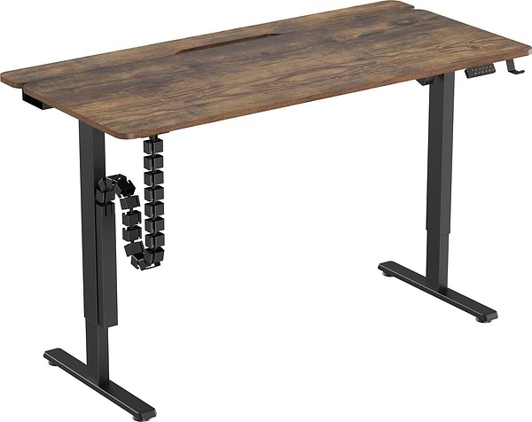 Фото - Стіл з електрорегулюванням висоти OfficePro ODE1575DW Dark Wood/Black Фото - Стіл з електрорегулюванням висоти OfficePro ODE1575DW Dark Wood/Black