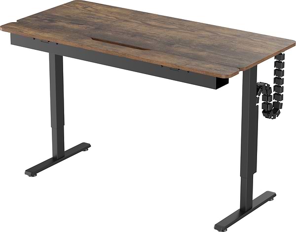 Фото - Стіл з електрорегулюванням висоти OfficePro ODE1575DW Dark Wood/Black