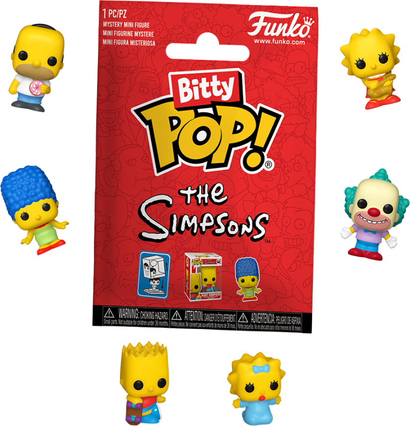 Коллекционная фигурка FUNKO BITTY POP! серии Симпсоны в ассортименте (85722) - Фото 1