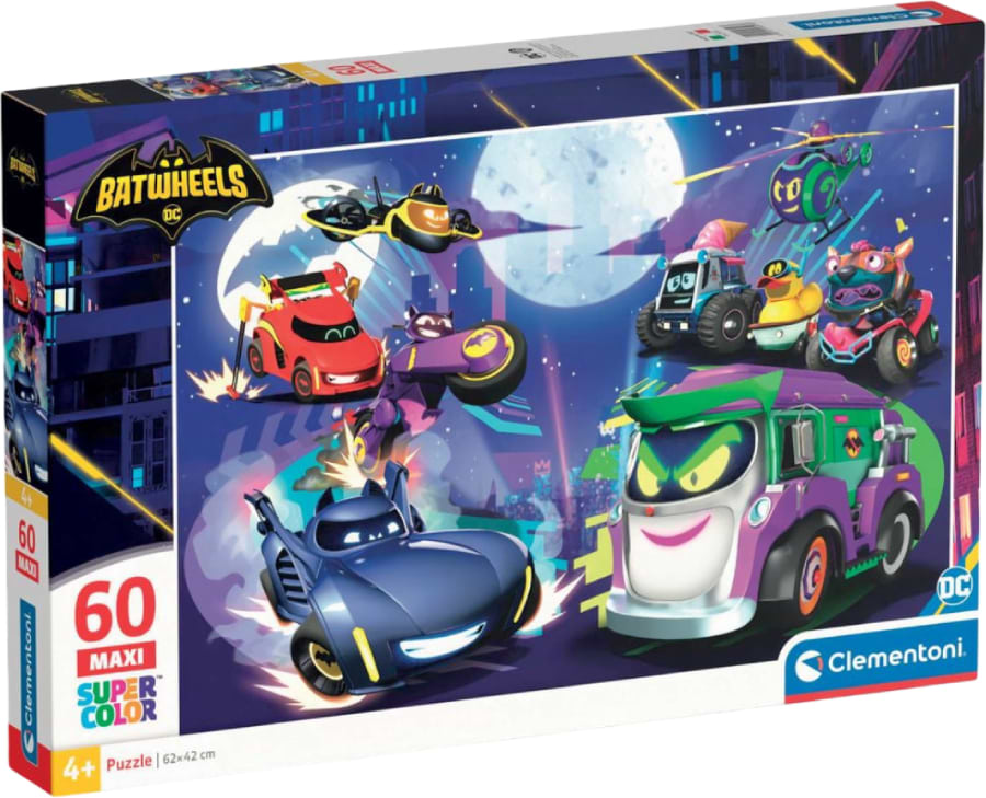 Купить Пазлы (3-4 года) Clementoni Batwheels серия MAXI 60 эл. (26597) - Фото 1 Пазлы (3-4 года) Clementoni Batwheels серия MAXI 60 эл. (26597) - Фото 1