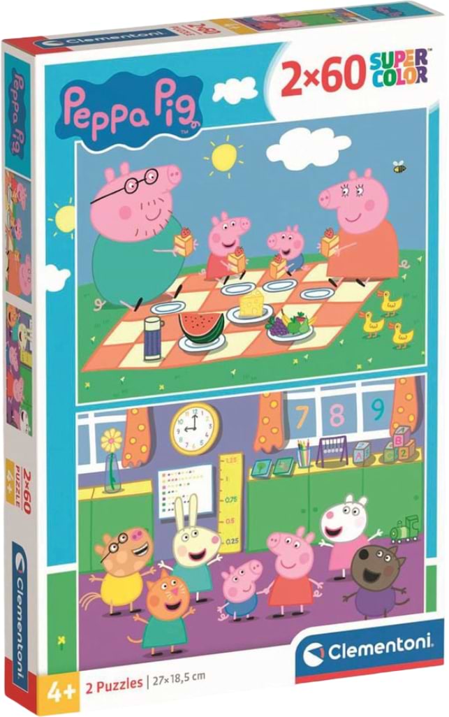 Пазлы (5-7 лет) Clementoni Peppa Pig 2 по 60 эл. (24793)
