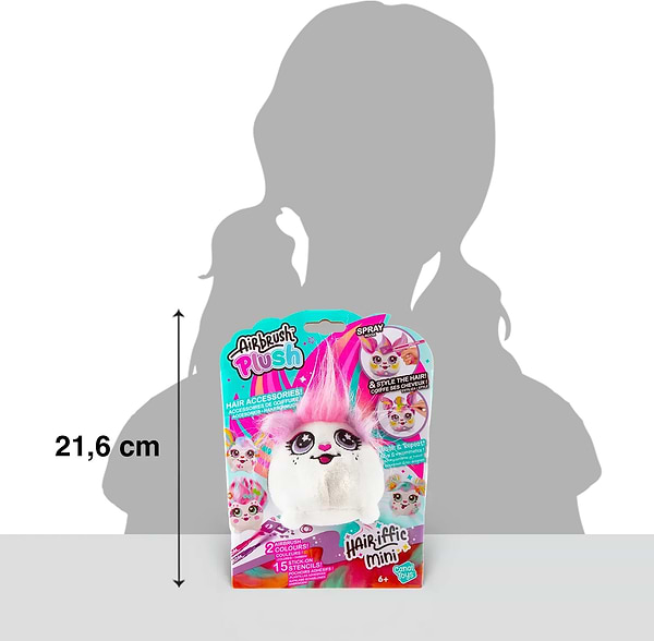 Фото - Набор для декупажа и росписи Canal Toys DIY AIRBRUSH PLUSH - Hair'iffic Сделай прическу - Пинки (AIR038/1)